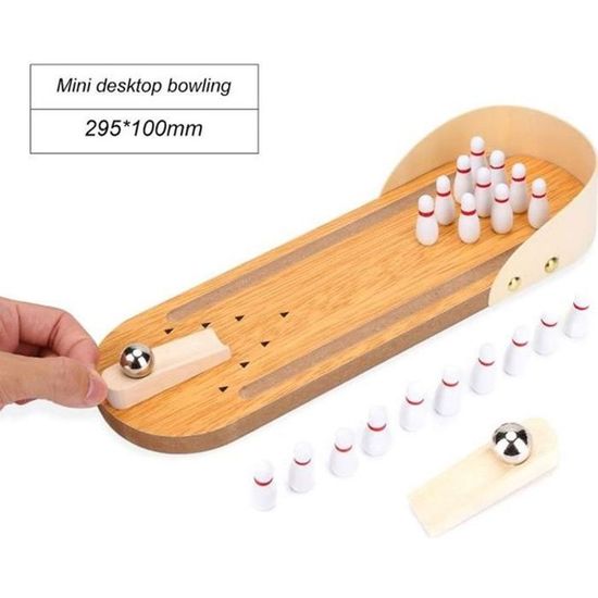 Jeu Bowling Table Jeu De Bowling De Table Miniature - Piste Portable 59