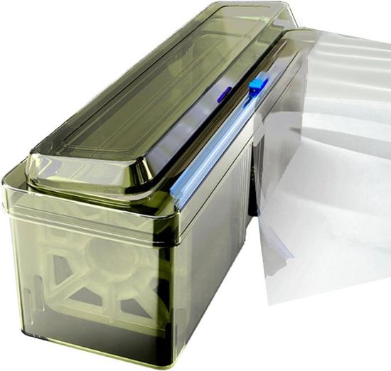 Distributeur De Film Alimentaire Rechargeable 3 En 1 – Coupe Parfaite Pour Film Étirable, Aluminium Et Papier Sulfurisé