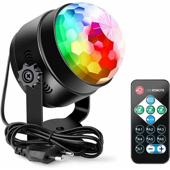 Effets de scène,Mini boule magique LED colorée pour scène Disco,USB,petite boule magique