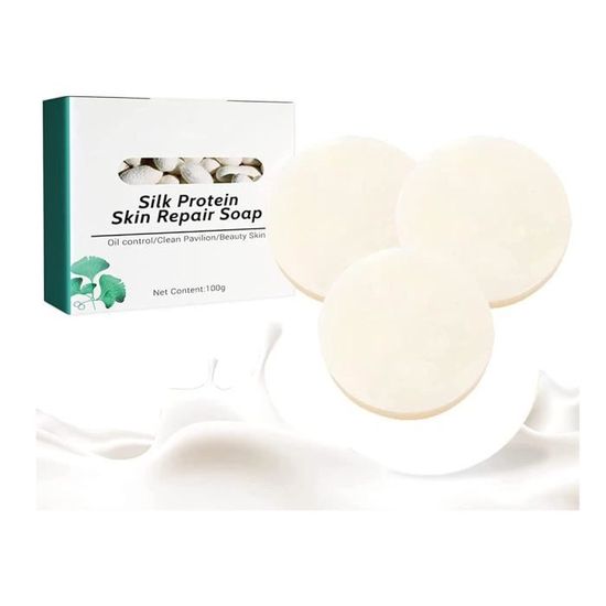 Collagen Milk Whitening Soap, Silk Protein Goat Milk Soap, Silk Protein