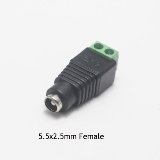 Kit 8 Connecteurs D'angle Droit Jack 5.5x2.1mm Pour Adaptateur Secteur - Marque Uxcell - Neuf