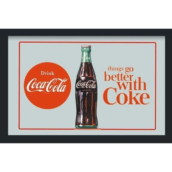 Cadre Miroir Vintage Coca Cola Achat Vente Cadre Photo Cdiscount