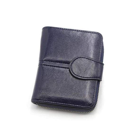 OneJoy Porte Monnaie Femme Rond Mini, Petit avec Fermeture Éclair Étanche et Clip [ Or ] pour