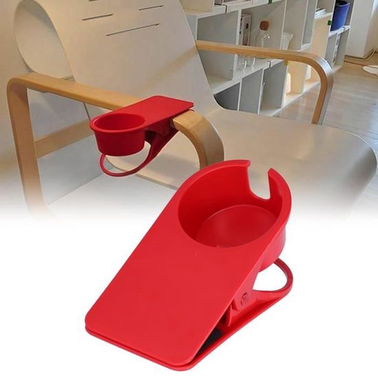 Porte-gobelet De Bureau Avec Crochet Détachable - Noir - Pour Tables, Bureaux Et Accoudoirs - Support Tasse Et Rangement Clés
