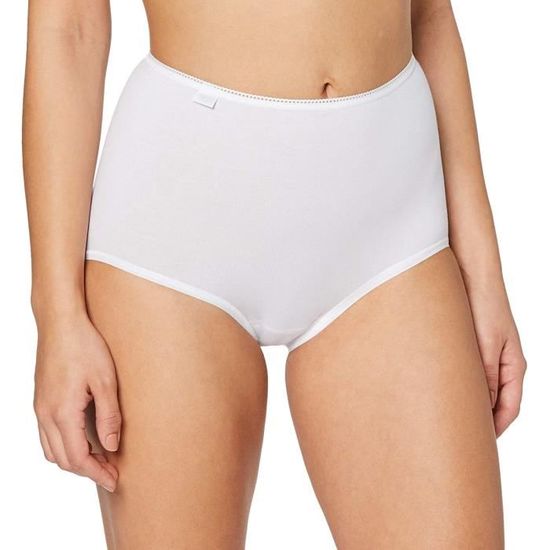 Slip Femme Sloggi Daily Cotton Midi - Lot De 3 - Coton Confortable - Taille Élastique - Pour Tous Les Jours