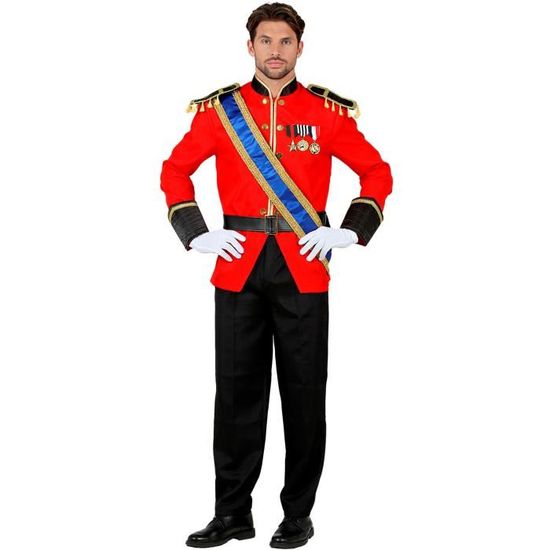 Deguisement Prince William Royal Homme WIDMANN Noir Adulte 18 Cdiscount Jeux Jouets