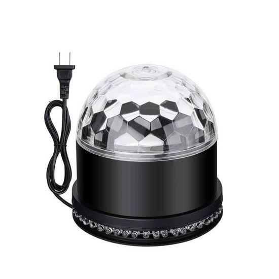 Boule disco à LED, lumières disco RVB, lumières de fête activées par le son, lumières de danse pour la maison, la chambre, les fêtes dansantes, anniversaires, DJ, bar, karaoké, Halloween, Noël
