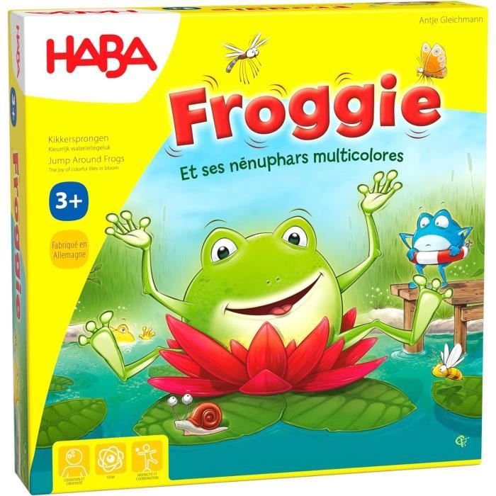 Viking Toys – Jeu Saute Grenouille – Seau De 16 Grenouilles Colorées – Dès 3 Ans
