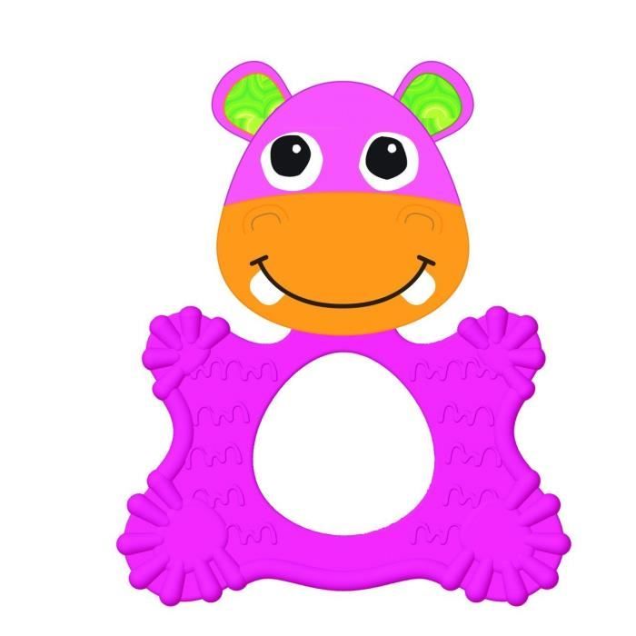 Tomy Lamaze Anneau de Dentition - Denti'animaux - Lulu - L'Hippopotame