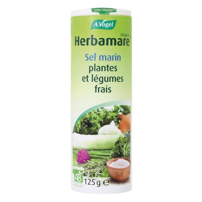 A.Vogel Herbamare Sel Marin Plantes et Légumes Frais Bio 125g