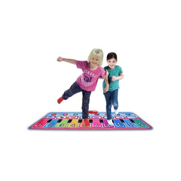 Tapis de Jeu musical electronique enfant 8 instruments, 10 tonalites - Clavier Piano Geant XXL 130x48cm - Musique, Danse
