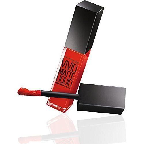 GEMEY MAYBELLINE Color Sensational Vivid Matte Liquide Rouge à lèvres 35 Rebel Red