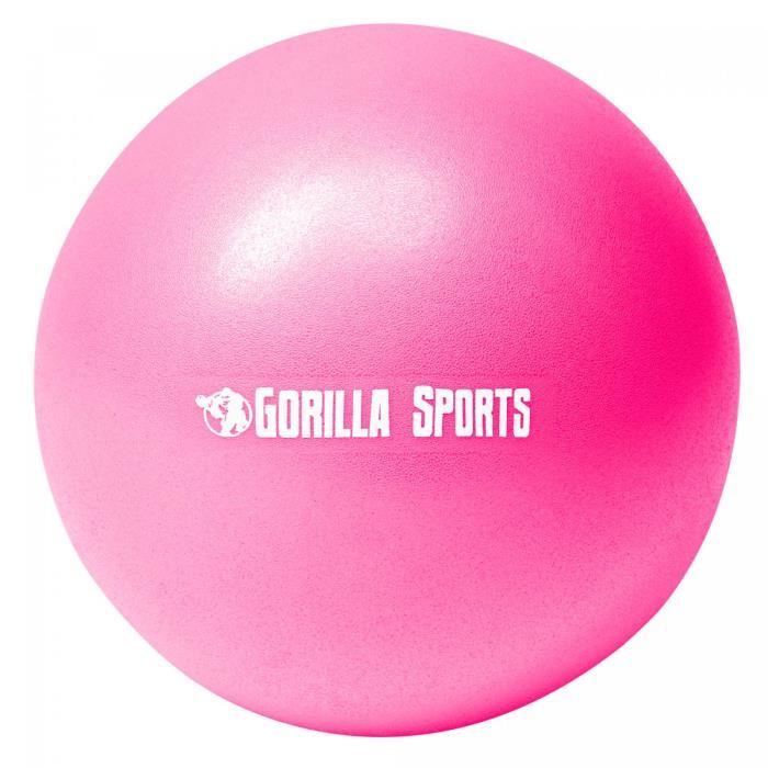 Ballon de Pilates rose Soft Ball - Diamètre : 23 cm