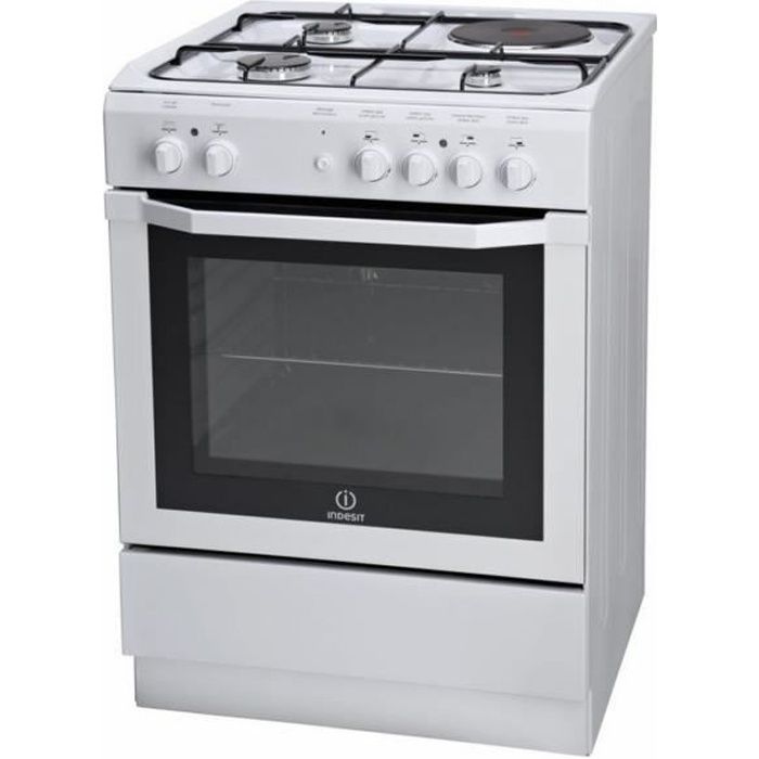 Cuisinière mixte - Largeur 60 cm - 3 Bruleurs G…