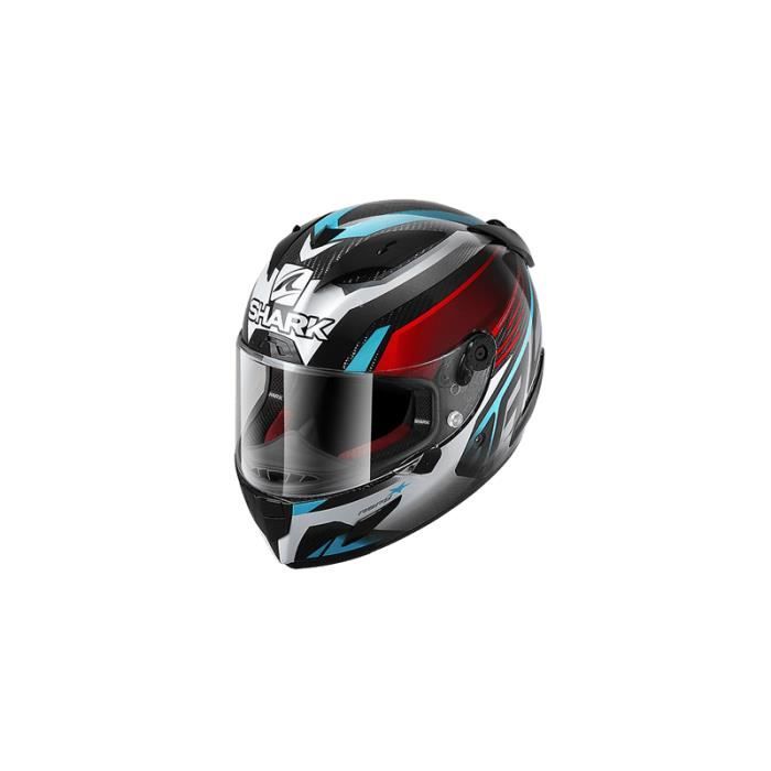 SHARK INTÉGRAL RACE-R PRO CARBON ASPY NOIR BLEU ROUGE
