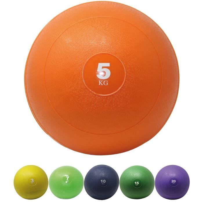 Slamball I Medicine Ball 3 - 20 kg I Slam Ball différentes couleurs Poids: 5 kg