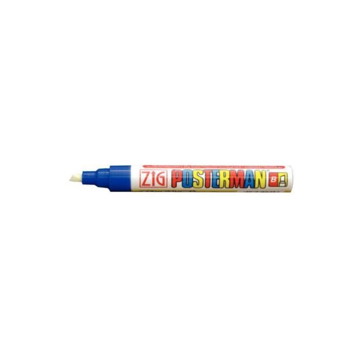 Marqueur waterproof pour ardoise 6 mm Posterman SECURIT - Bleu