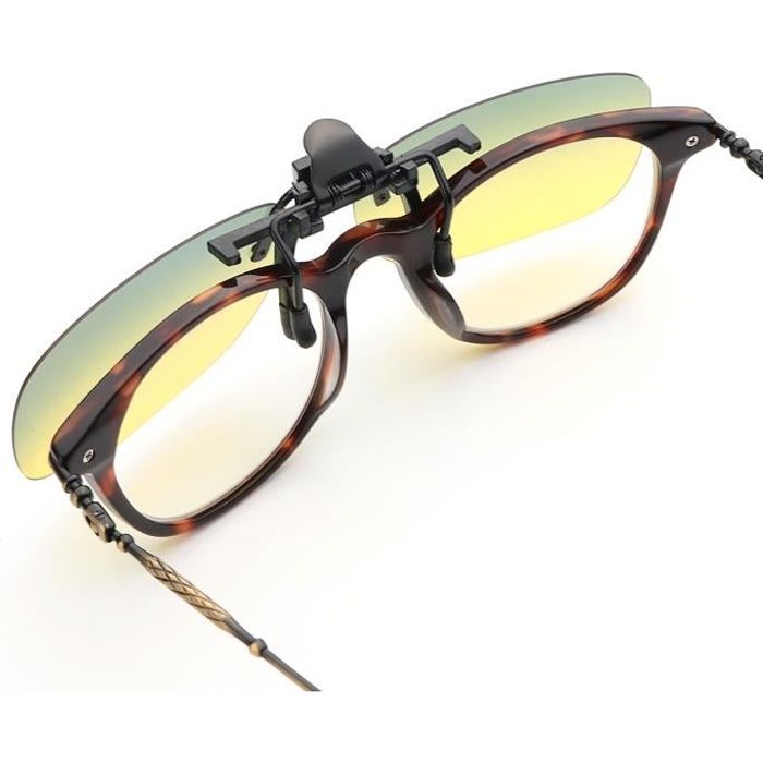 UV400 Lunettes De Vision Nocturne Clips De Myopie Pour Vision Nocturne Clips De Jour Et De Nuit