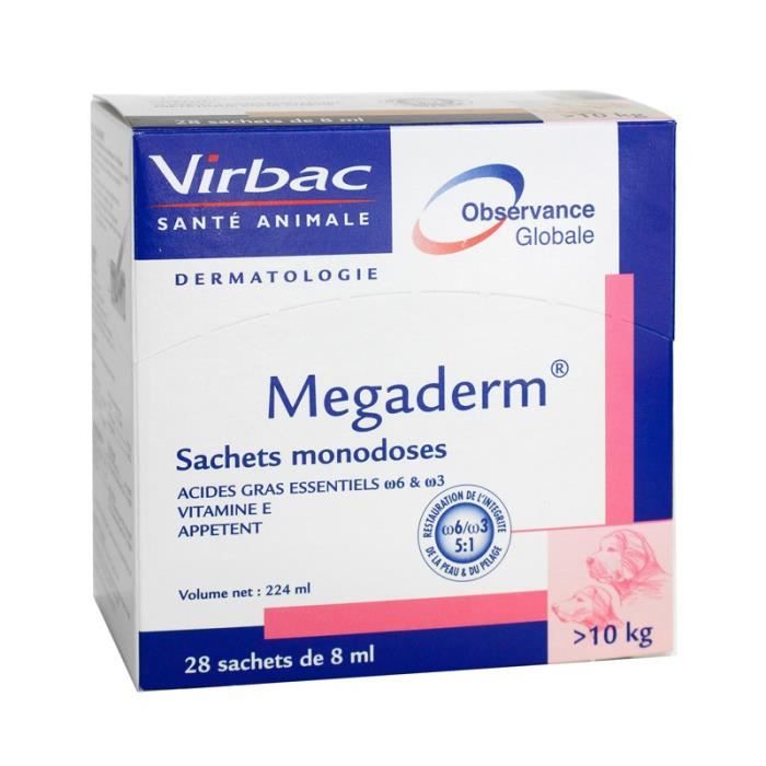 Megaderm oral - Moyen et grand chien - 28 sachets