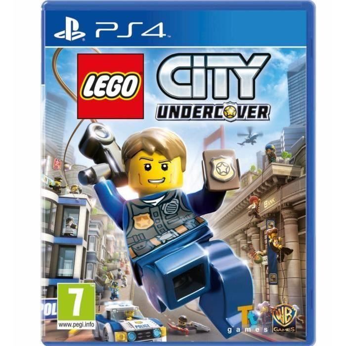 LEGO City Undercover Jeu PS4 + 2 LED Light Bar Skin