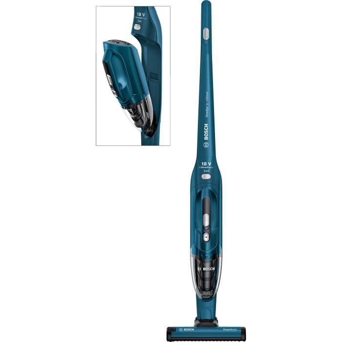 Balai bleu achat vente de Balai pas cher 22€52 sur Aspirateur balai sans fil Bosch Readyyy BBH21631