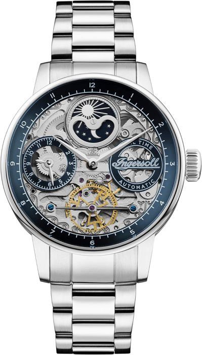 Montre Automatique Louis Bolle Seward - Phase De Lune - Boîtier 39.7mm Acier