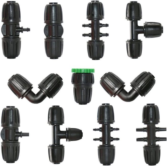 Ezranova Micro Drip - Lot De 10 Connecteurs D'irrigation
