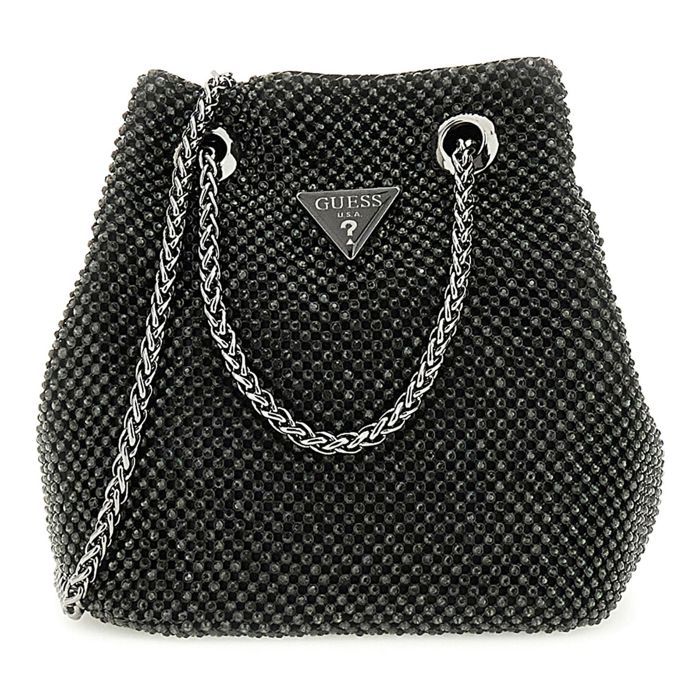 GUESS Sac de soirée noir pour femme - Zalina Mini Pouch 280960