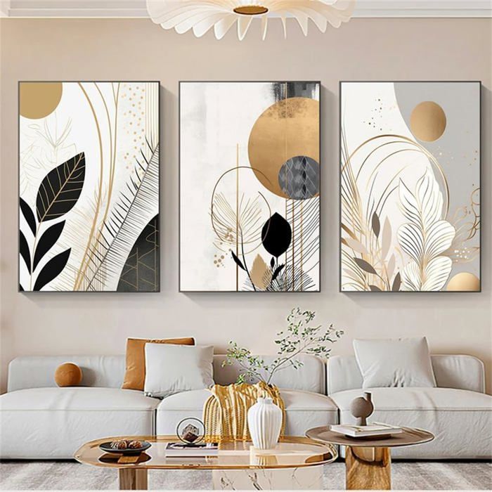 Impression sur Toile, Abstraction géométrique moderne 60x40 | Leroy Merlin