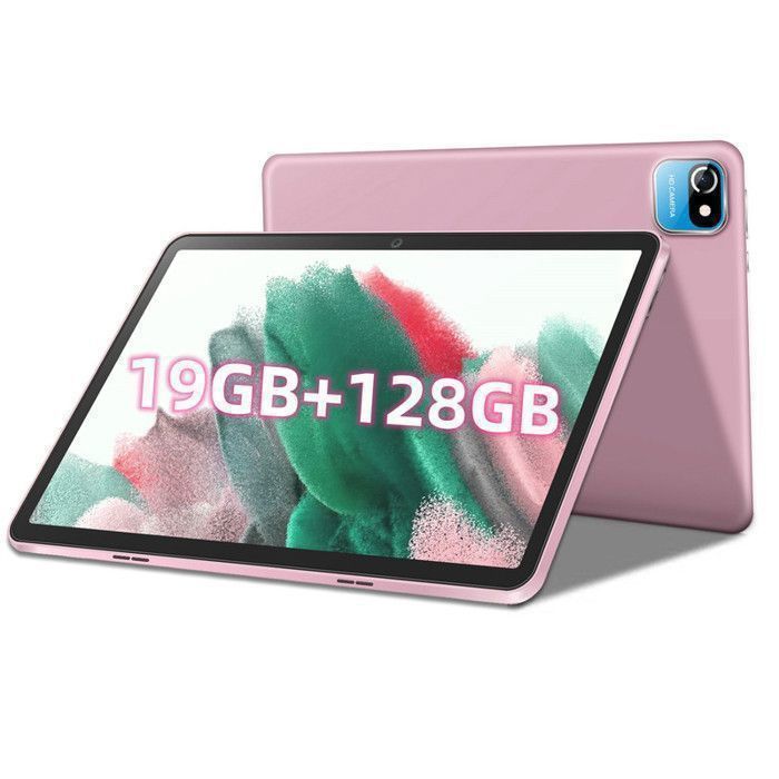 Tablette Android 13 Tablette Tactile 10 Pouces 19 Go RAM 128 Go ROM TF 1TB 5G WiFi Dual Caméra IPS 6000mAh BT 5.0 Type-C