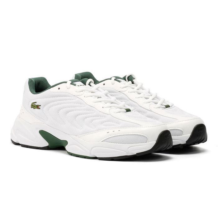 Lacoste Baskets Blanches Pour Homme
