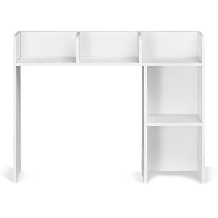 Étagère de Bureau - DUOKU - KLBS-05 - 2 Niveaux - Blanc - Antidérapants
