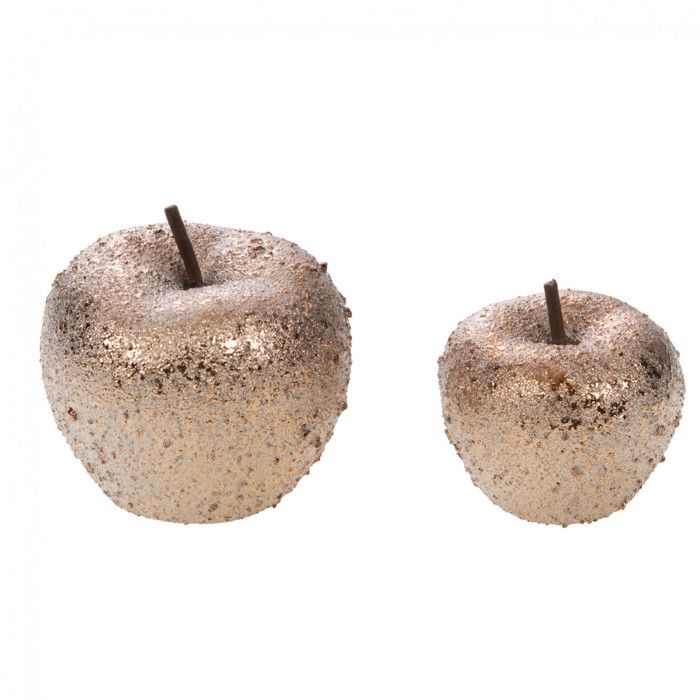 Set de 2 pommes bronze - Amadeus