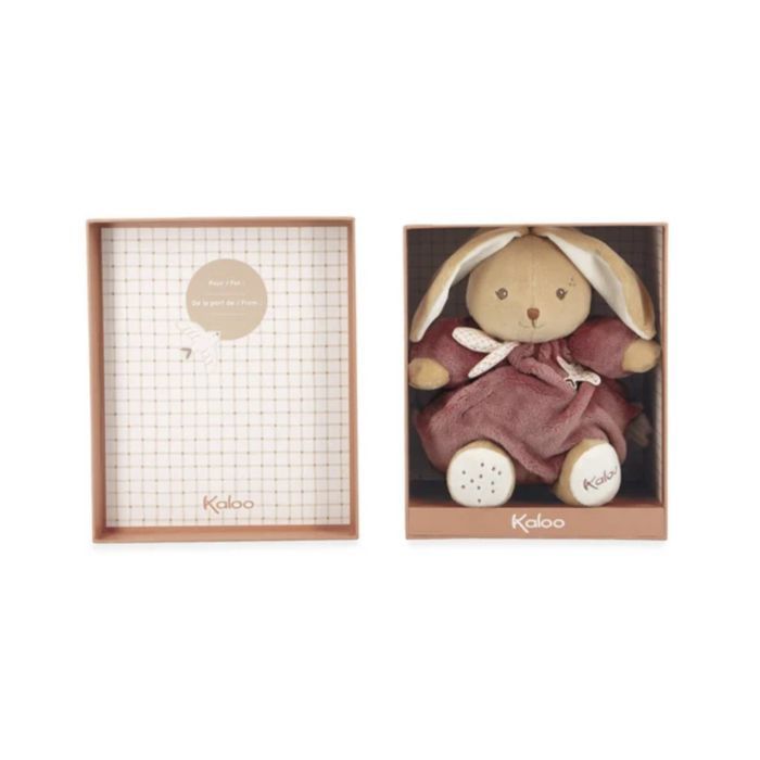 Patapouf Lapin Bordeaux 17cm - KALOO - PELUCHES/Doudous - Beige
