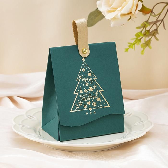 Boîtes D'emballage Cadeau Joyeux Noël Avec Ruban, Bonbons Et Strass, Arbre De Noël, ConflicPendant, Bricolage, Fournitures De Décoration Pour La Maison, Fête Du Nouvel An