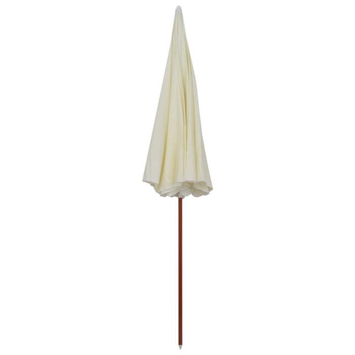 Black Month Parasol de jardin - SOLOMON - style moderne - avec mât en acier - 300 cm sable LV530