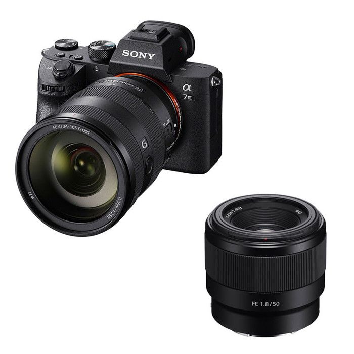 SONY ALPHA 7 III + Objectif FE 24-105mm + FE 50mm f/1.8