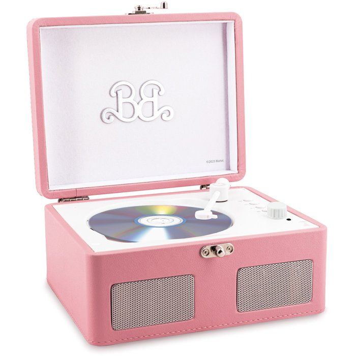Liscianigiochi Lecteur CD Vintage - Barbie Wireless CD Player - Bluetooth - Haut-parleurs stéréo - Dès 12 ans