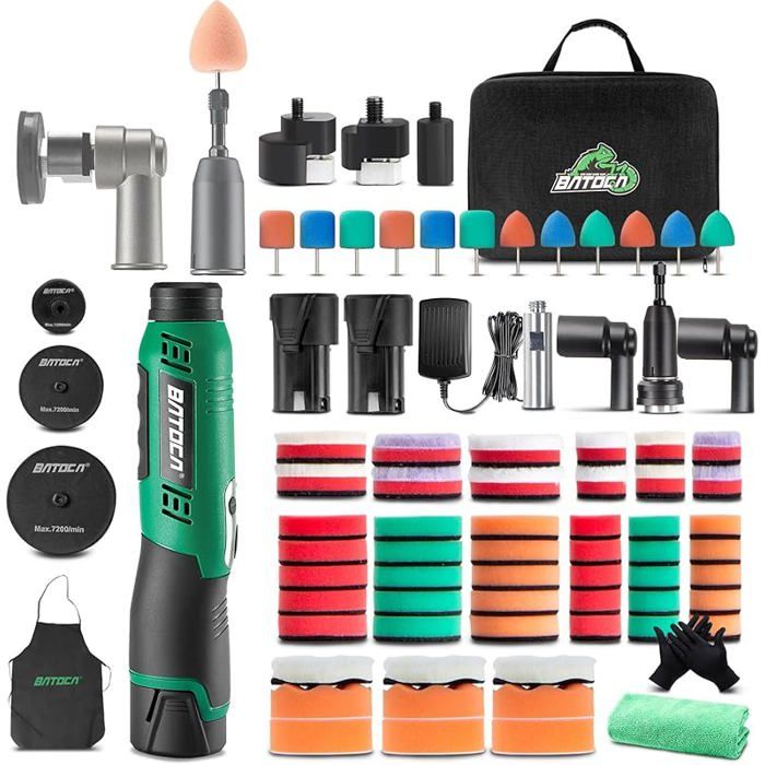 CEN Kit de polisseuse électrique Tampon électrique pour polisseuse de