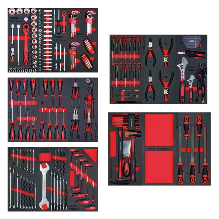 Modules outils en mousse 212 pièces STARTER – Idéal servante et établi ...