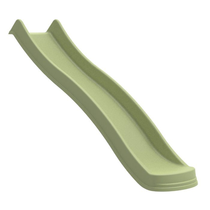 Toboggan glissière en plastique 220cm vert kaki
