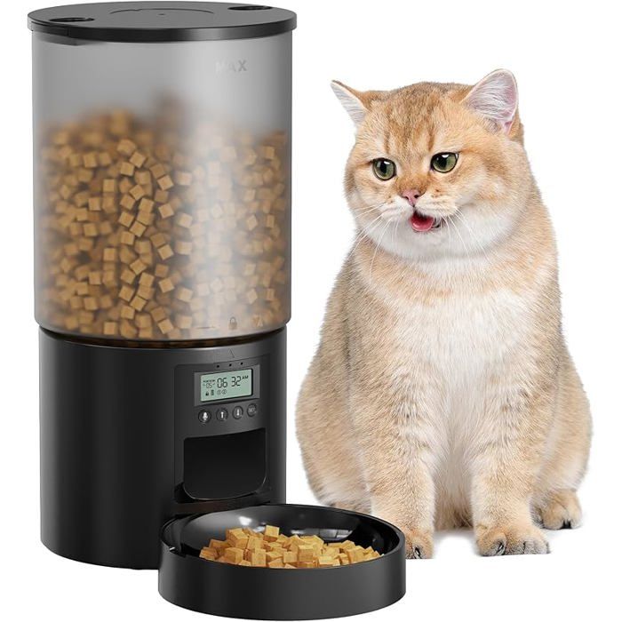Meilleurs prix pour Distributeur Croquettes Chat Automatique: Distributeur Croquettes Chat avec Minuterie Programmable - DISTRIBUTEUR SACS DE DEJECTION