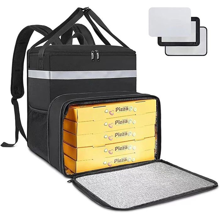 Sac Isotherme Livraison Sac Uber Eats 38 x 36 x 38 cm Trport de Nourriture et Livraison de Repas à Emporter de
