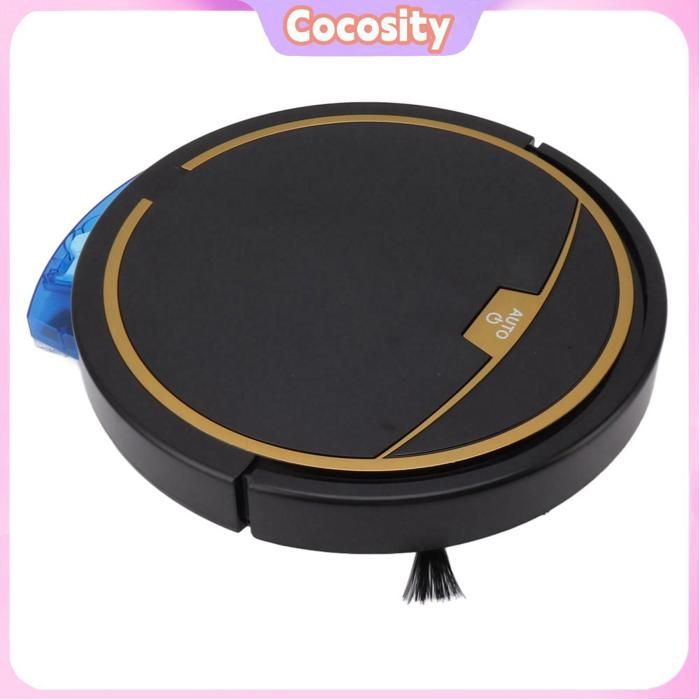 Cocosity Robot Aspirateur Automatique (32x35 Cm)Aspirateur Robot electromenager balayeuse Noir avec réservoir deau 32x35 cm - Cocosity