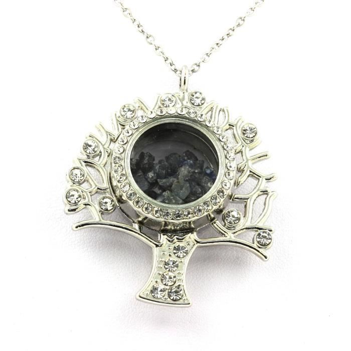 Pendentif Cœur En Saphir Et Rubis Brut – Chaîne Pierres Naturelles