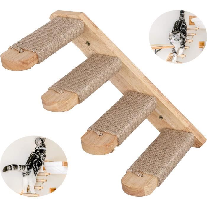 Comparer les prix de Arbre à chat - ZGEER - Mural - Bois - Étagères à faire soi-même - Intérieur