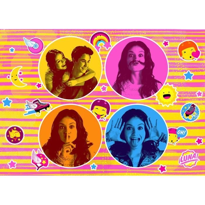 Sticker Mural Personnalisé Prénom - Thème Soy Luna, Neuf, Fabriqué En France