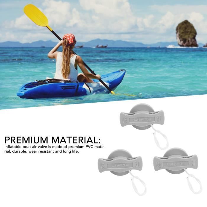 TOOAD 2 Pièces Adaptateur De Kayak, Adaptateur De Gonflage De Valve Dair Pompe Air Bateau Pour Kayak Adaptateur Standard Sup Radeau Nautique Stand