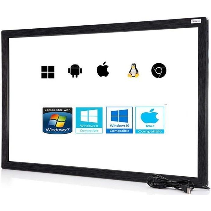 Vente Ecran PC 80,6cm (32") Multi-Touches Infrarouge Tactile Cadre, écran Tactile Overlay, Superposition d'écran Tactile Infrarouge pas cher Vente Ecran PC 80,6cm (32") Multi-Touches Infrarouge Tactile Cadre, écran Tactile Overlay, Superposition d'écran Tactile Infrarouge pas cher