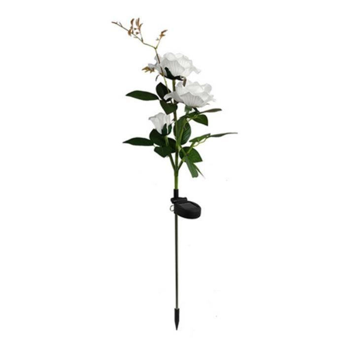 4 Fleurs Solaires Danseuses - Ornements Voiture Et Bureau Alimentés Par Le Soleil Décoration Plastique Solaire